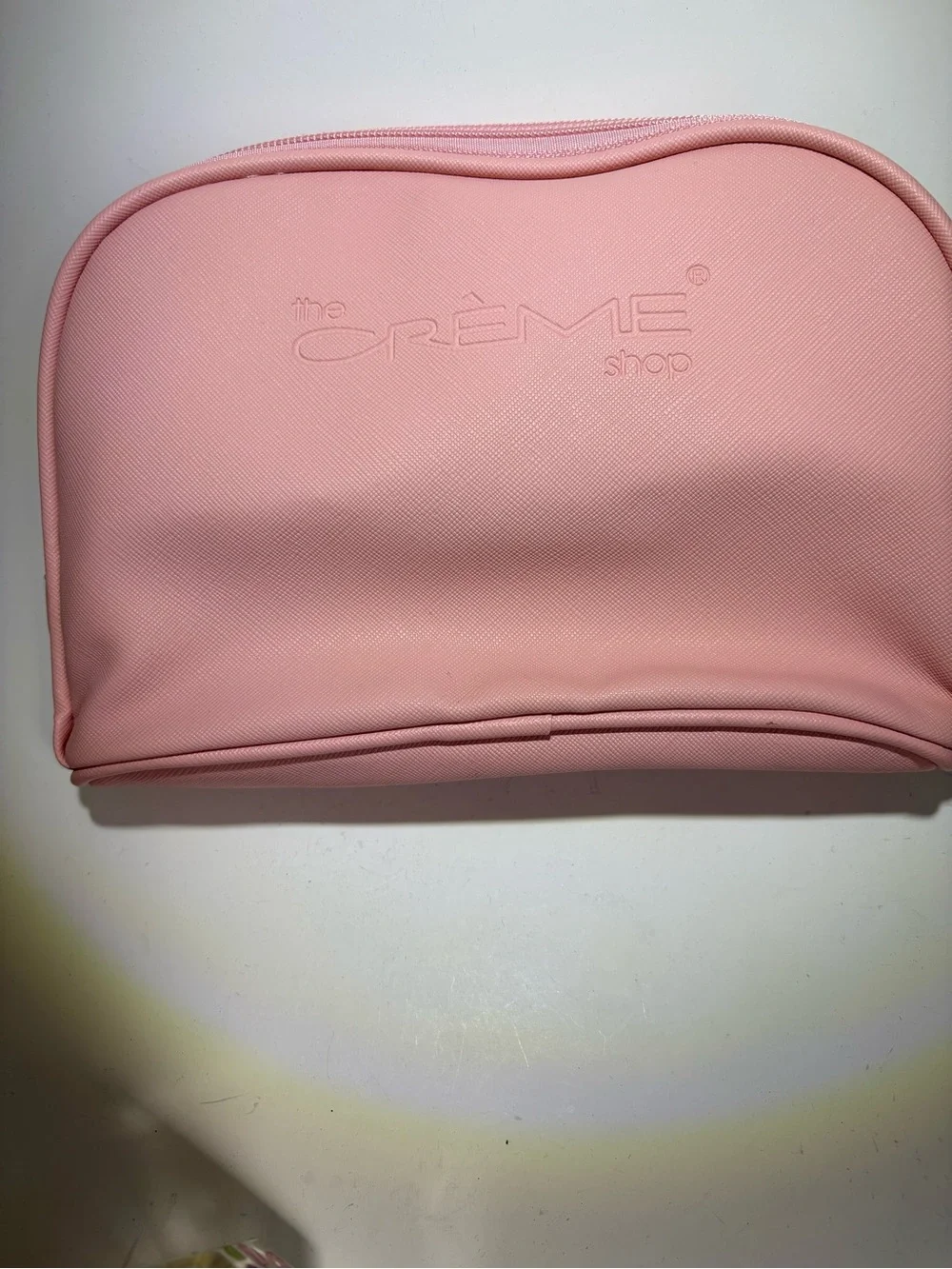 Crème Shop Pink Travel Makeup Brush Set with Pouch